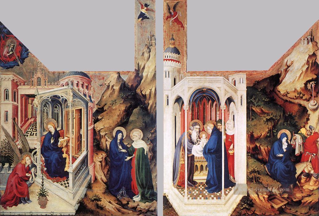 Die Dijon Altarretabel Melchior Broederlam Ölgemälde
